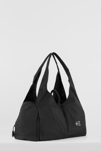 Czarna torebka damska z dodatkowym zamkiem WJS76098-11